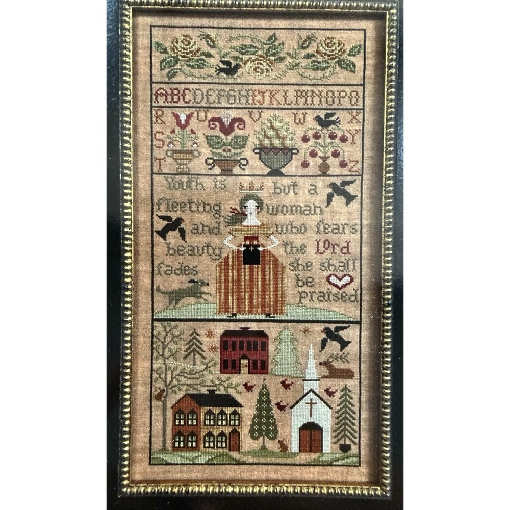Beauty Fades CW Samplers Teresa Kogut Cross Stitch Pattern w Threads